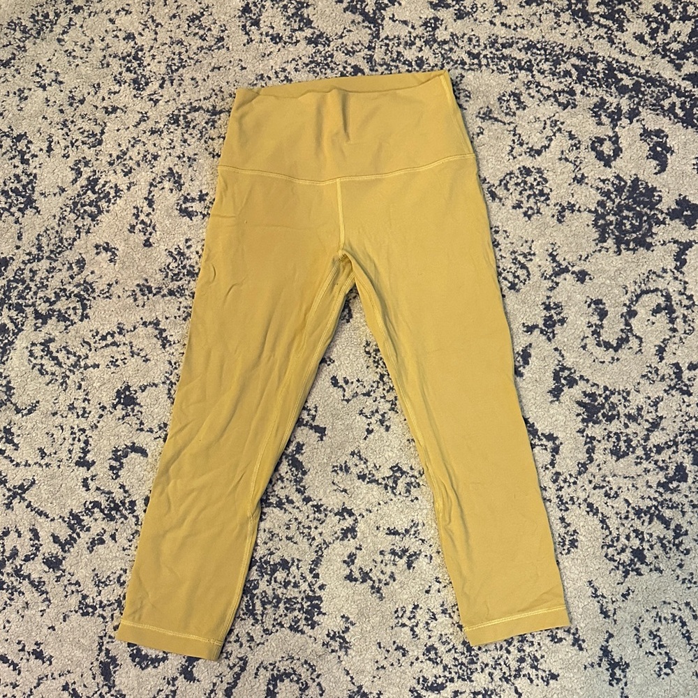 Lululemon Athletica Mustard Yellow Leggings